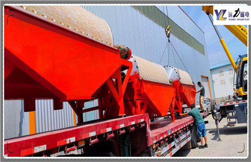 半逆流磁選機，河北半逆流磁選機價格_結構工作原理圖_河北半逆流磁選機價格如何調整及工藝流程圖