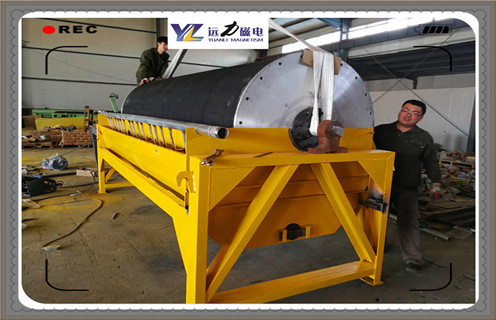 半逆流濕式磁選機，河北半逆流濕式磁選機_釩鈦鐵礦河北半逆流濕式磁選機型號參數及磁場強度