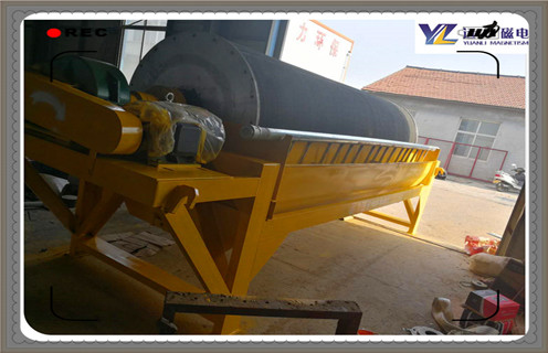 干式永磁筒式磁選機工作視頻 干式永磁筒式磁選機工作視頻